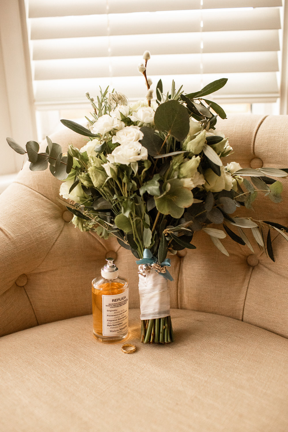 Beacon Wedding Lottie Topping Photography Bouquet Flowers Bride Bridal Greenery