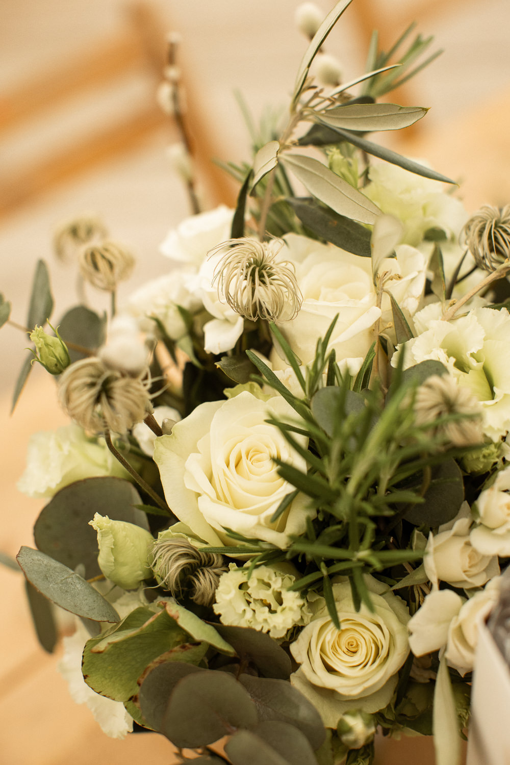 Bouquet Flowers Bride Bridal Greenery White Beacon Wedding Lottie Topping Photography