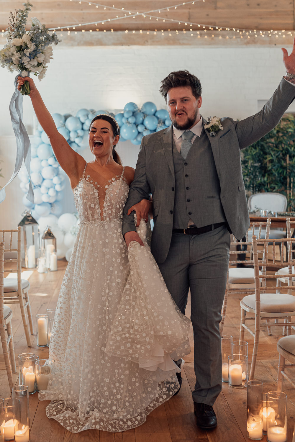 Blue Spring Wedding Clare Smith Photography