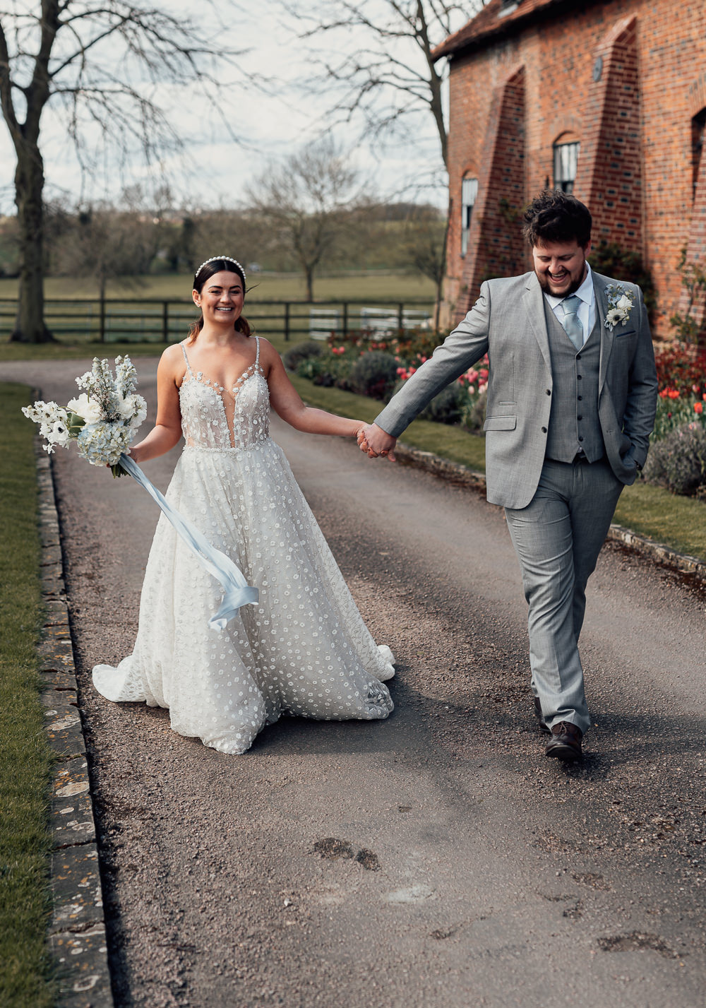 Blue Spring Wedding Clare Smith Photography