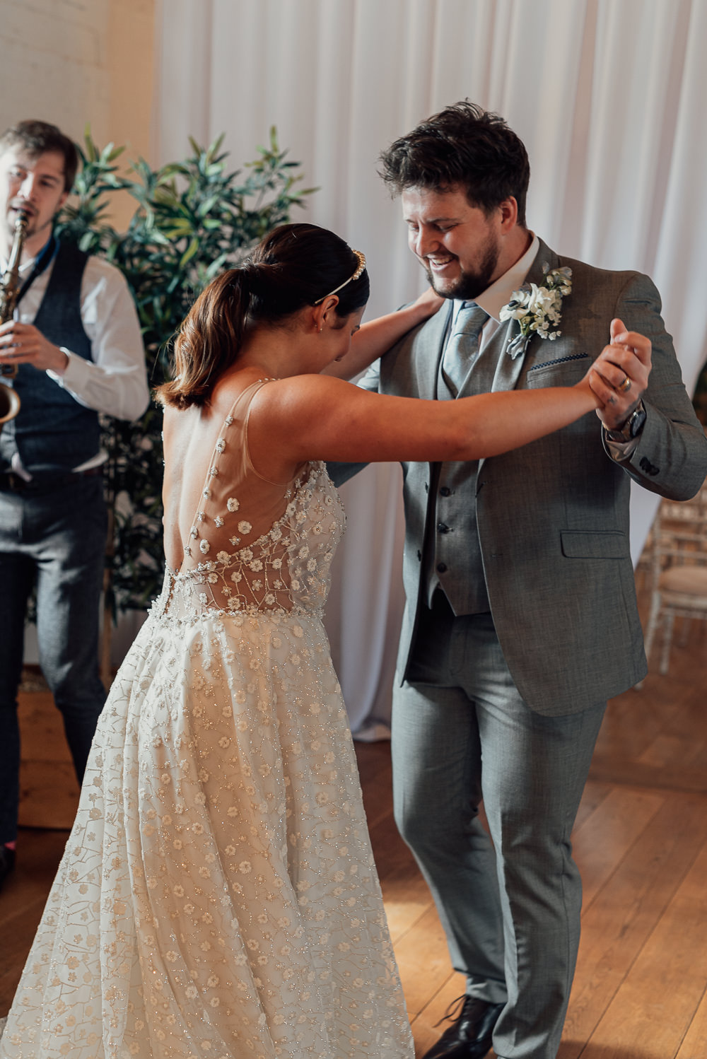 Blue Spring Wedding Clare Smith Photography