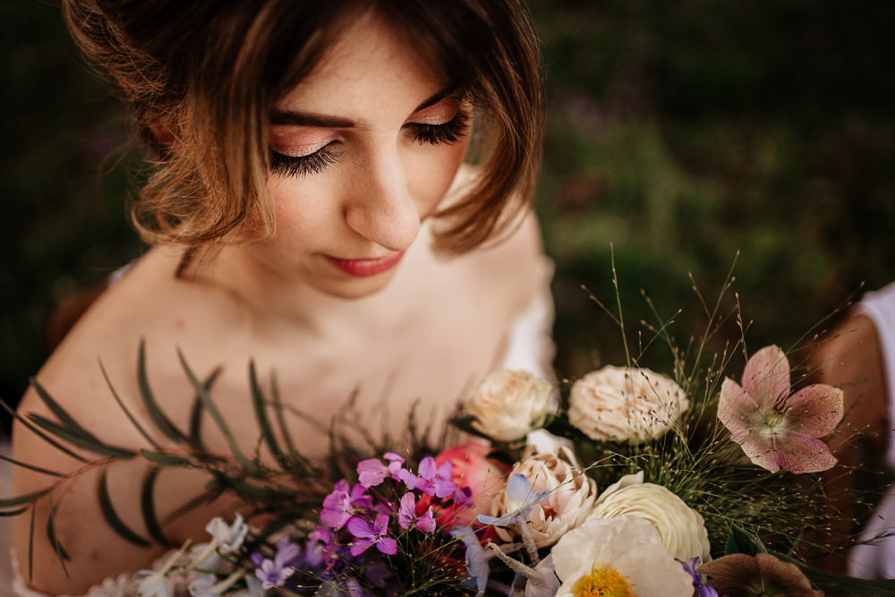 Bride Bridal Make Up Bluebell Wood Wedding Ideal Imaging