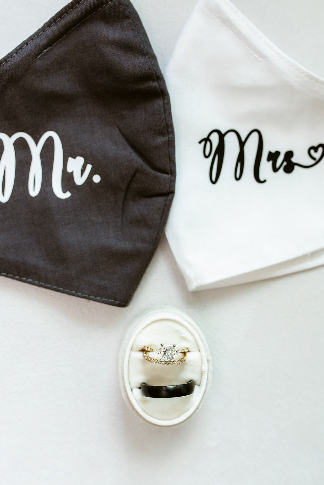 Bride Groom Face Masks Boulder Elopement Josie V Photography