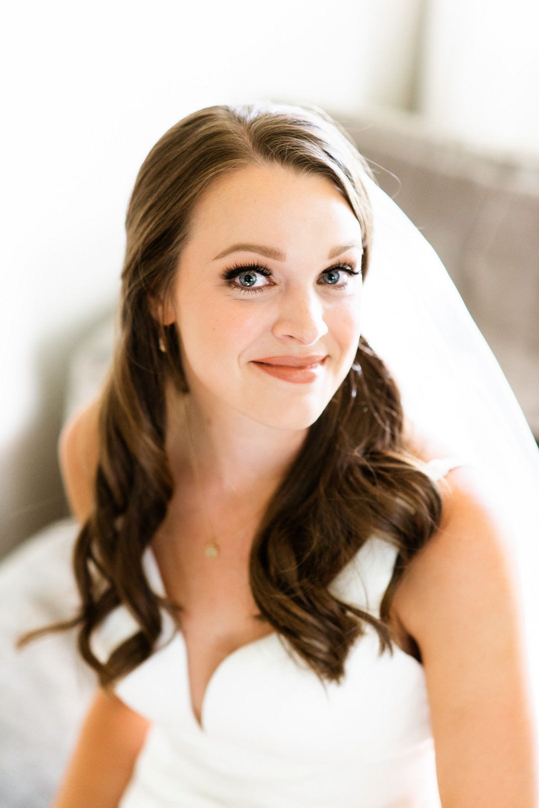 Bride Bridal Hair Veil Style Make Up Boulder Elopement Josie V Photography