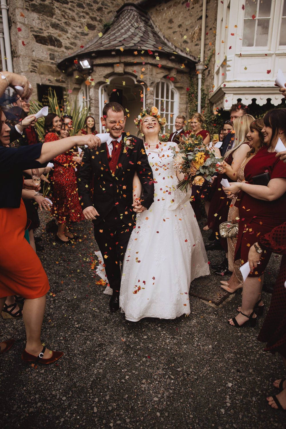 Chateau Rhianfa Wedding Fox&BearPhotography Confetti Throw