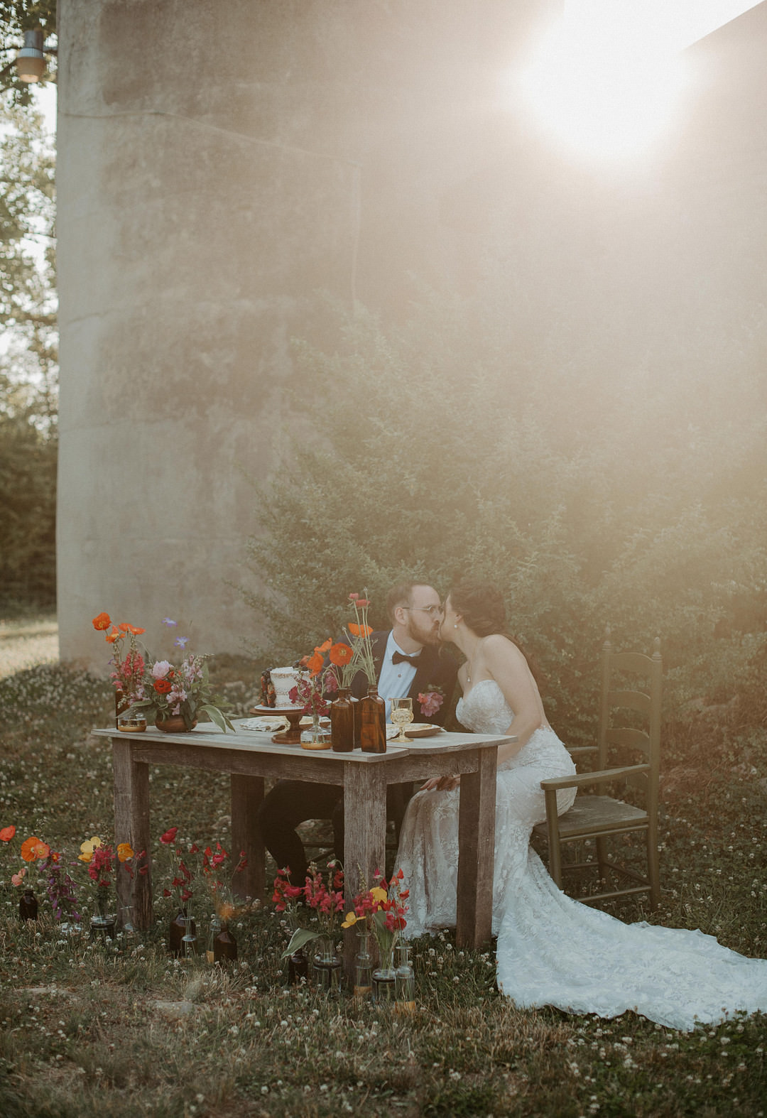 Colourful Farm Wedding McKenna Rhyne Photography