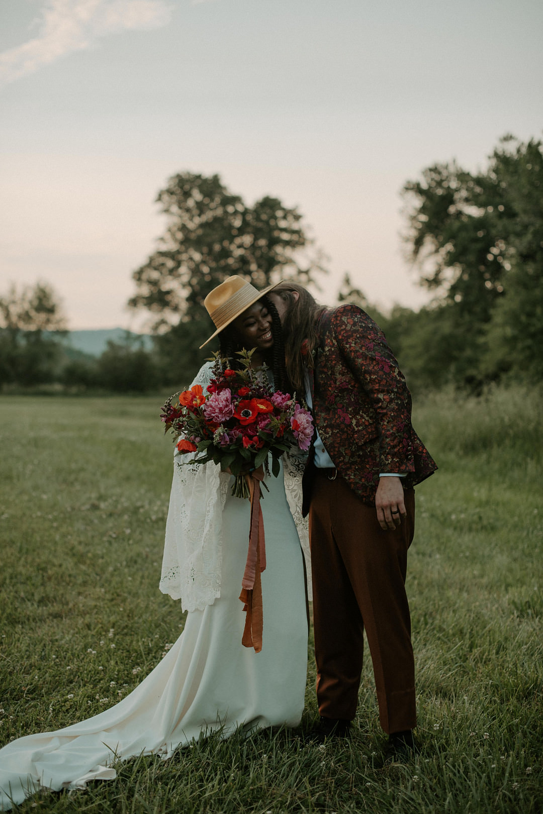 Colourful Farm Wedding McKenna Rhyne Photography