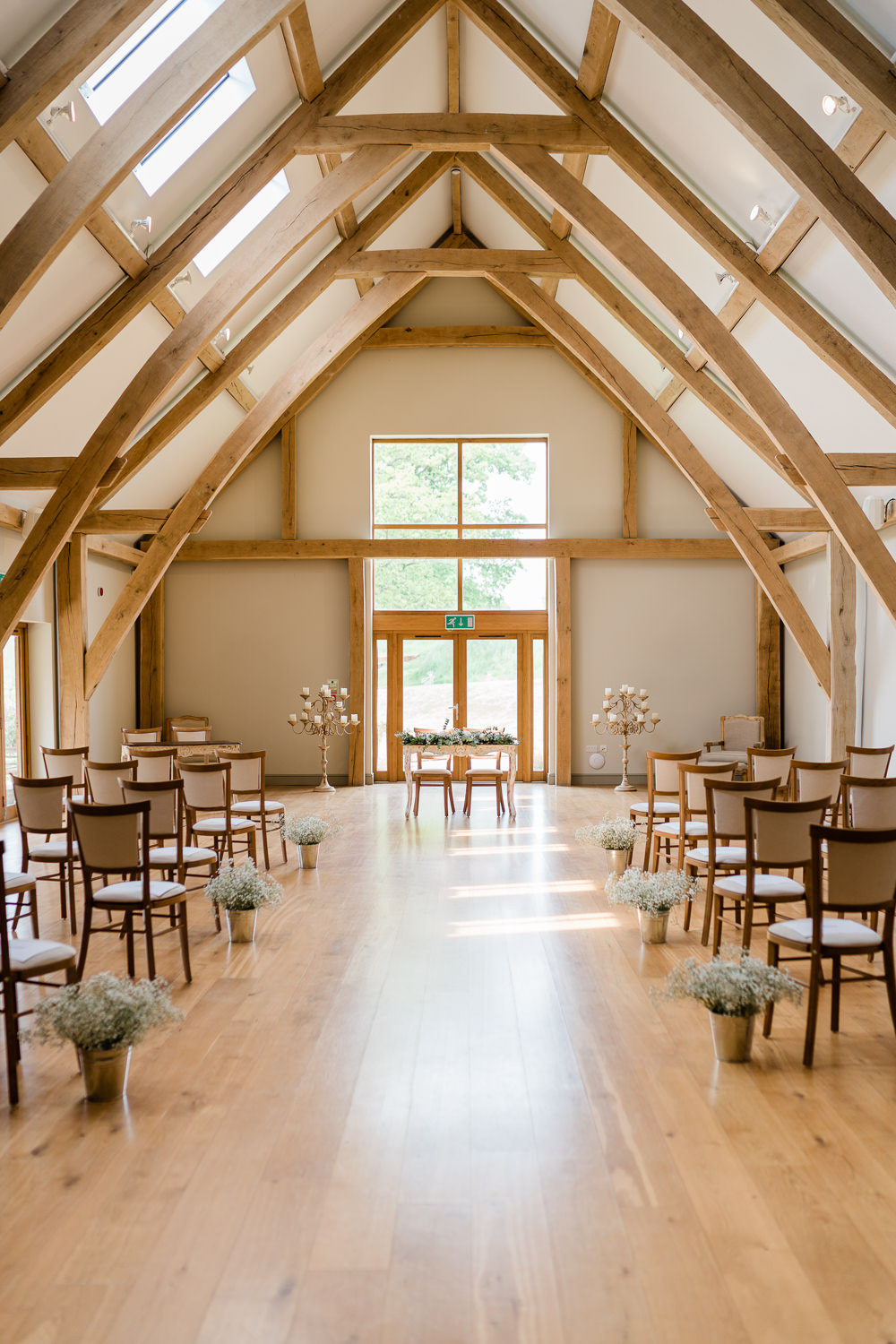 Cream Blush Wedding Gemma Giorgio Photography Barn Venue Ceremony Aisle Flowers