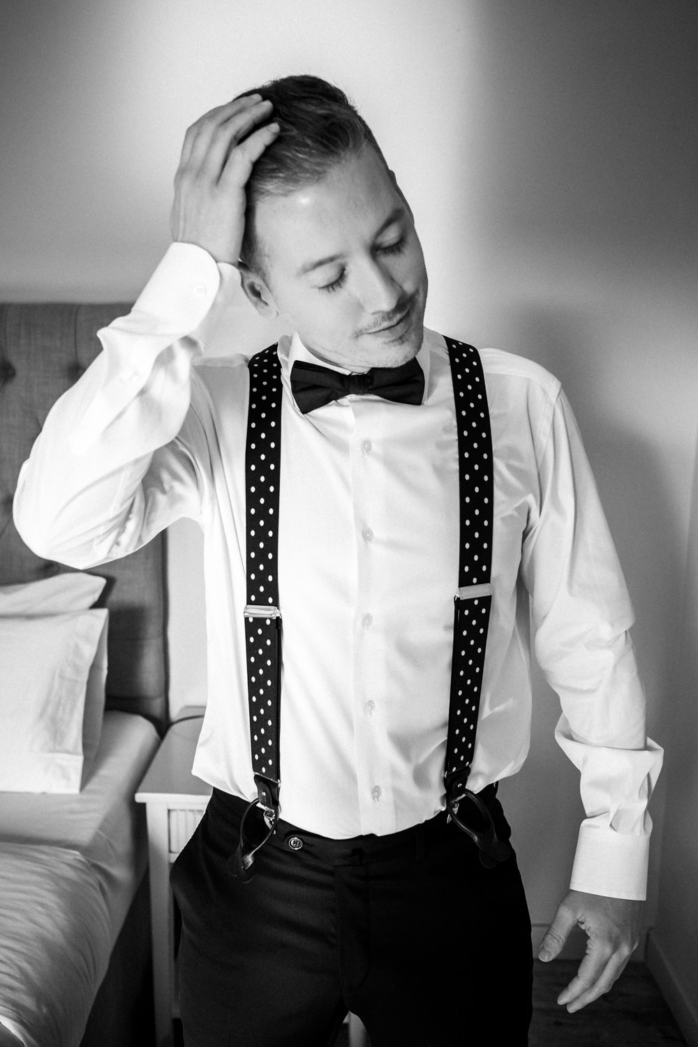 Groom Suit Tuxedo Bow Tie Lilac Wedding Ideas Carlos Lucca