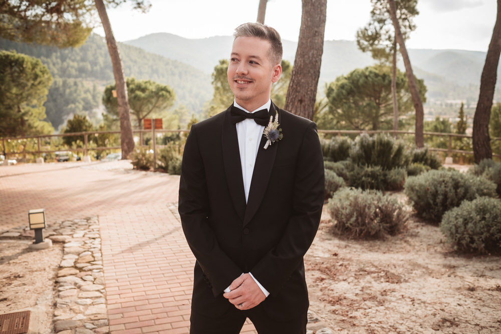 Groom Suit Tuxedo Bow Tie Lilac Wedding Ideas Carlos Lucca