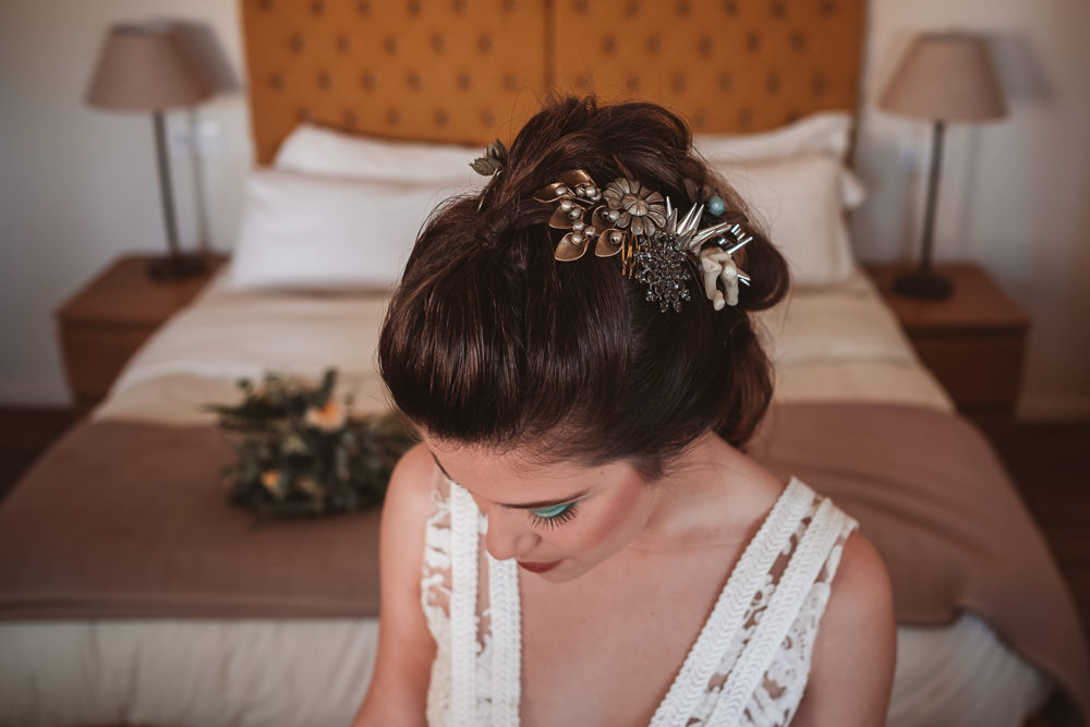 Bride Bridal Hairstyle Up Do Lilac Wedding Ideas Carlos Lucca