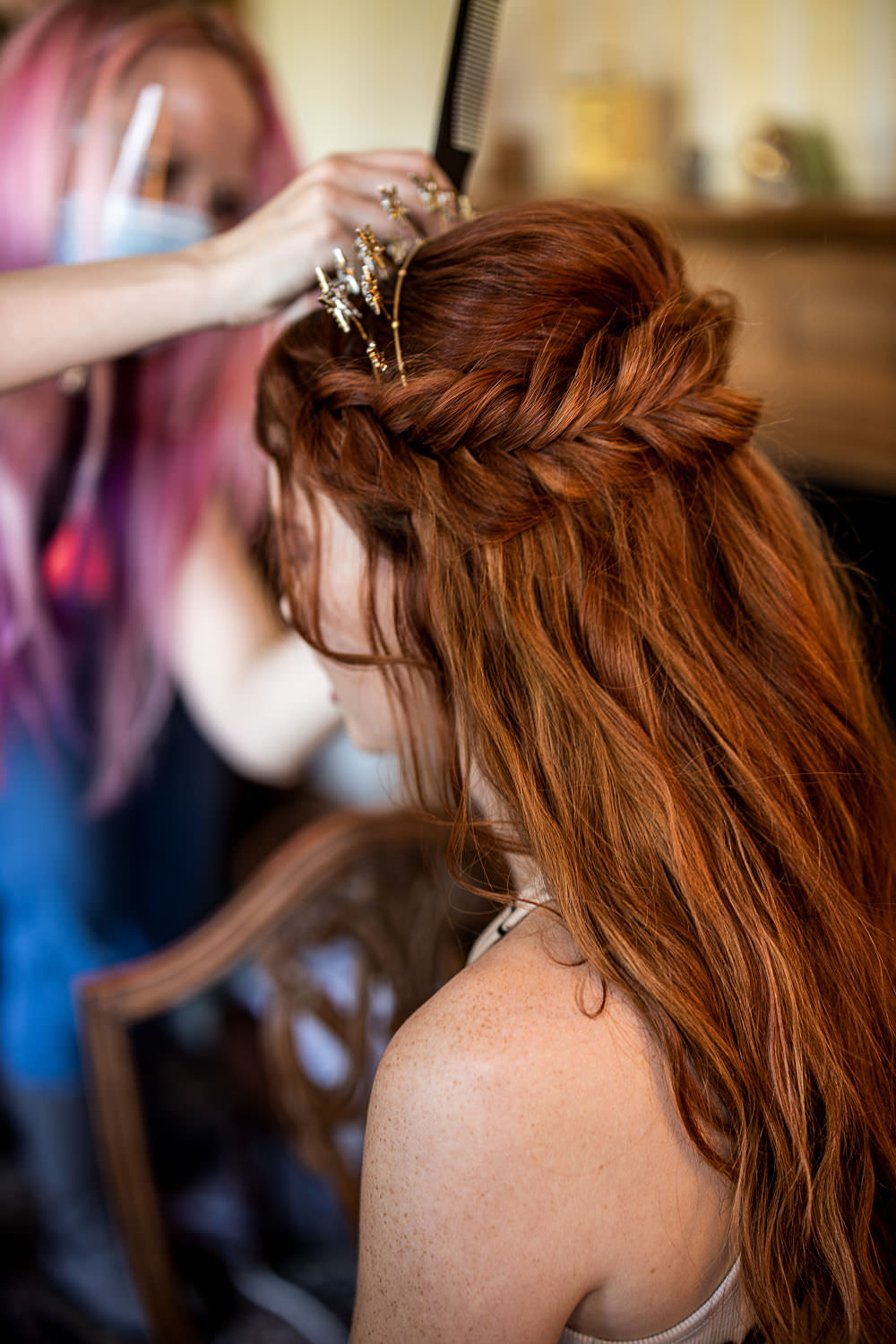Bride Bridal Hair Style Plait Braid Moon Wedding Ideas Photography By Petrina