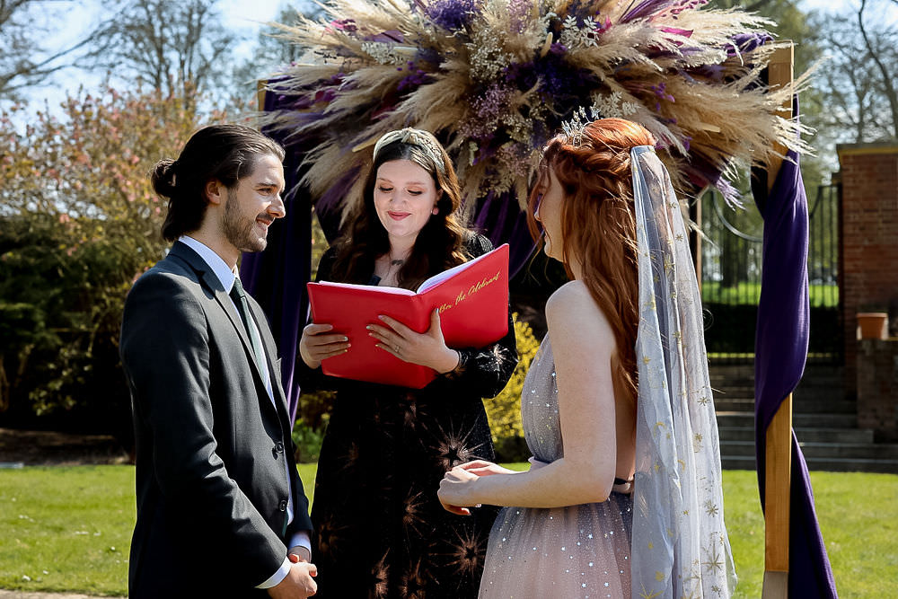 Ceremony Celebrant Outdoor Moon Wedding Ideas Photography By Petrina