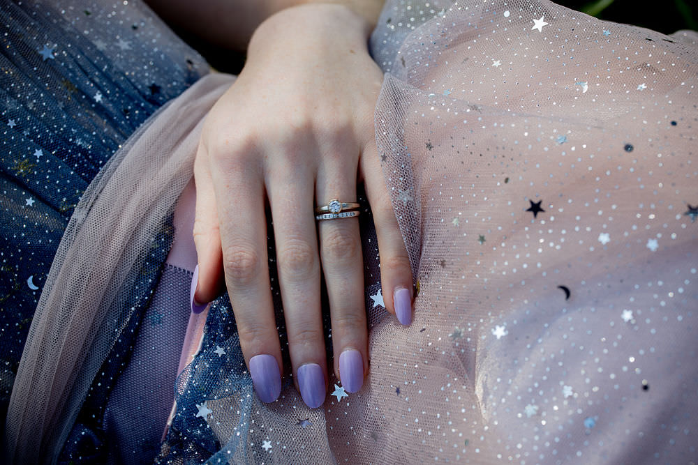 Purple Nails Manicure Bride Moon Wedding Ideas Photography By Petrina