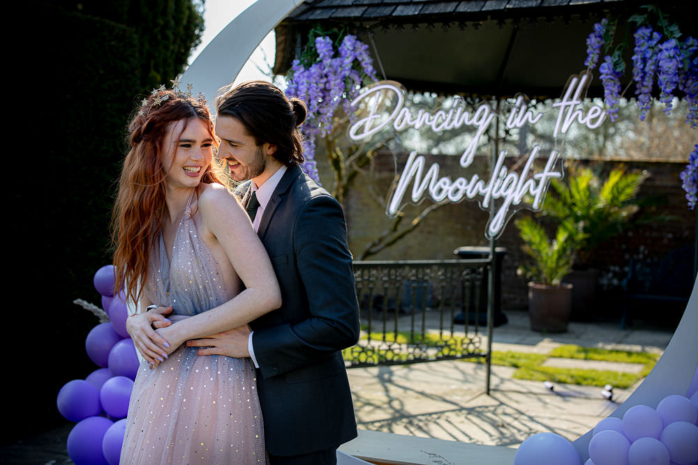 Neon Sign Backdrop Moon Wedding Ideas Photography By Petrina