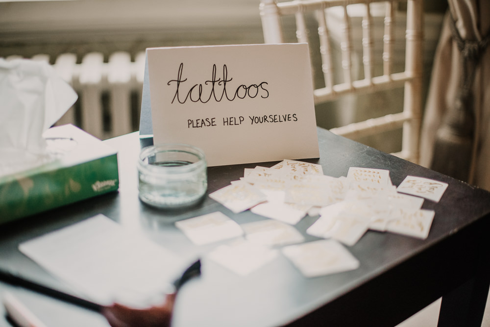 Temporary Tattoos Morden Hall Wedding Mark OBrien