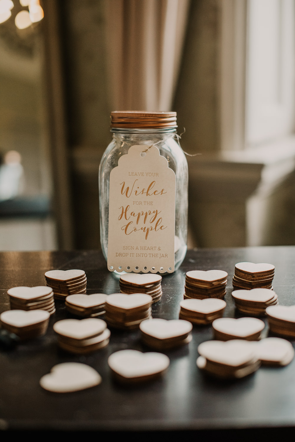 Wish Jar Guest Book Morden Hall Wedding Mark OBrien