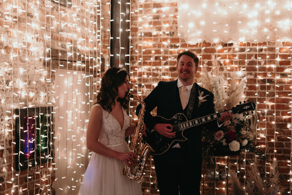 Pizza Wedding Reception Becca Kerr Photography