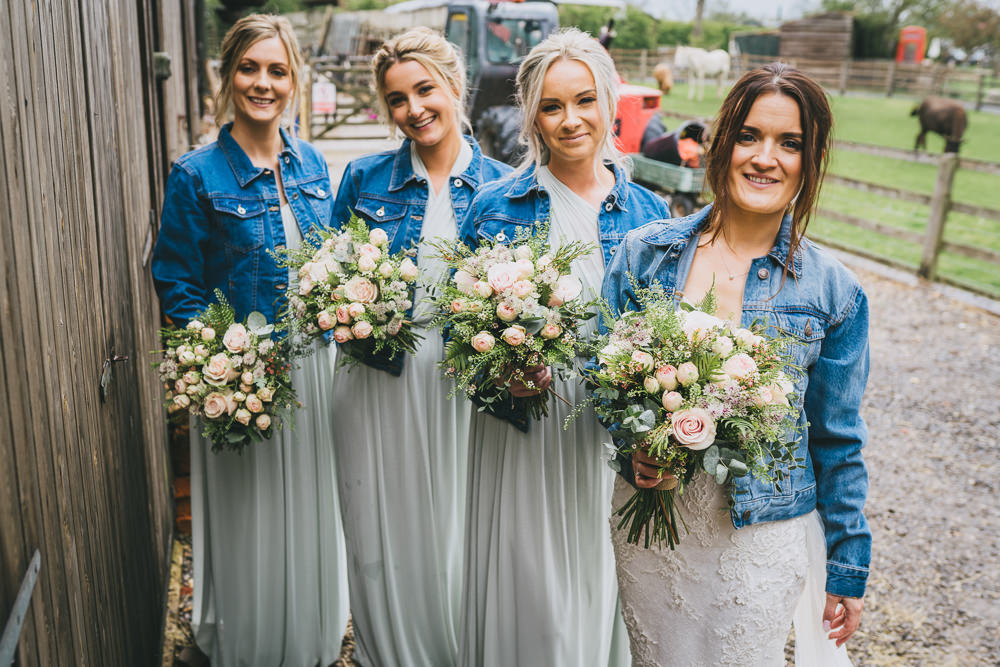 blue jean denim bridesmaid dresses Emilio Pleated Bust A-Line Midi Dress Denim Blue