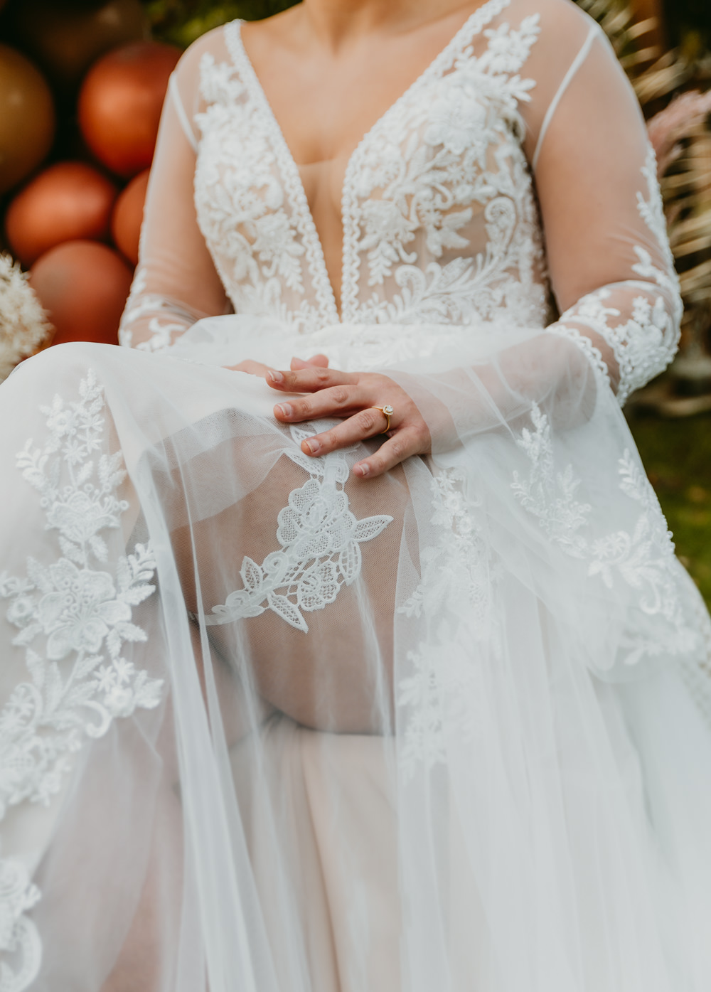 Bride Bridal Garter Small Tent Wedding Emberwood Photography