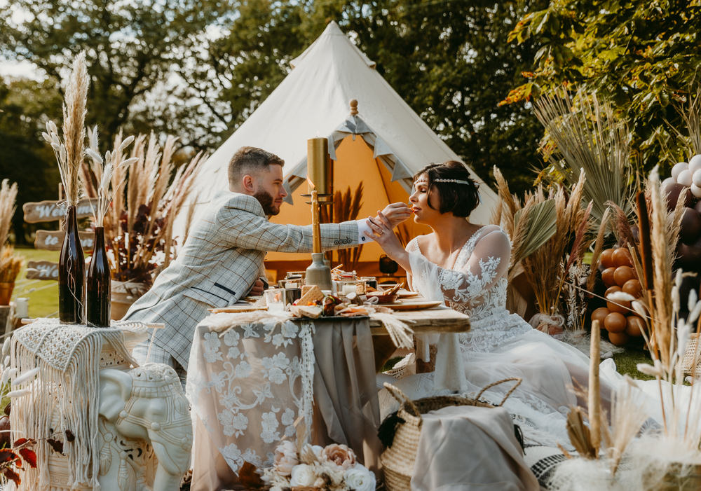 Small Tent Wedding Emberwood Photography
