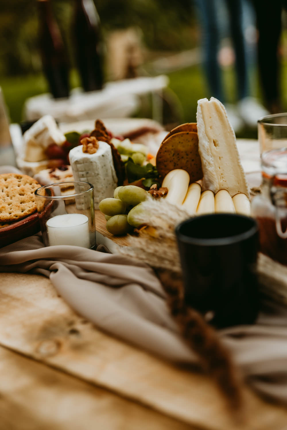 Grazing Platter Tray Sharing Food Table Centre Small Tent Wedding Emberwood Photography