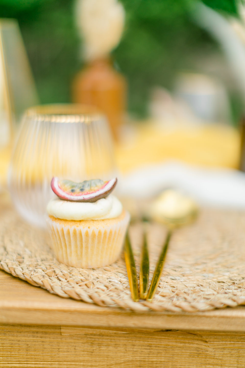Cupcake Favour Boho Spring Wedding Jessica Holt Photography