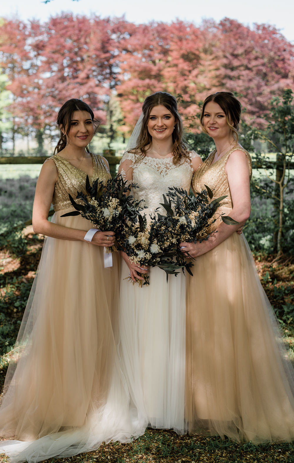 Gold Bridesmaids Dress Dresses Crown Lodge Wedding Tasmin May Photography