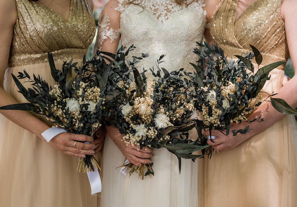 Bouquet Flowers Bride Bridal Greenery Crown Lodge Wedding Tasmin May Photography