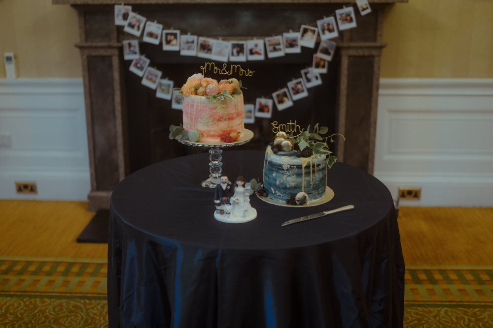 Cake Dessert Table Dalmahoy Hotel Wedding Belle Art Photography