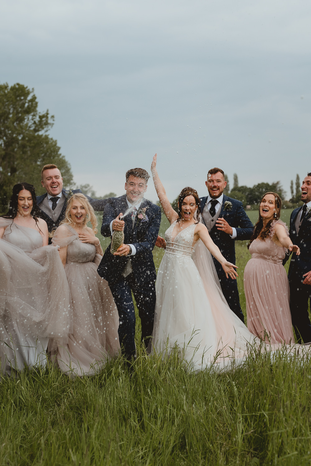Champagne Pop Fishley Hall Wedding Georgia Rachael