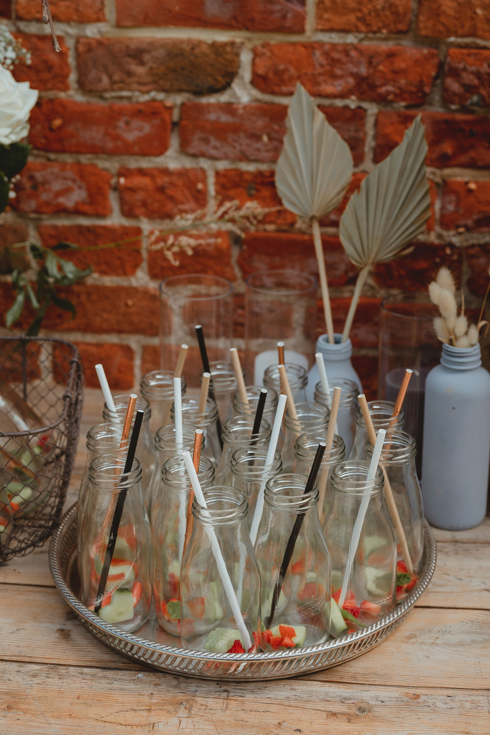 Milkbottle Drinks Fishley Hall Wedding Georgia Rachael