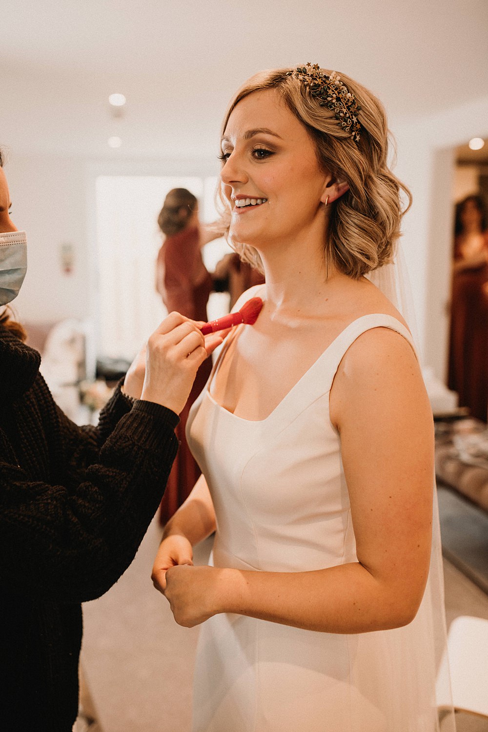 Bride Bridal Make Up Henblas Country Park Wedding Love Luella