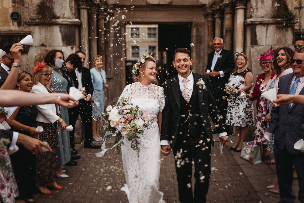 Confetti Throw Island Hall Wedding ThymeLane Photography