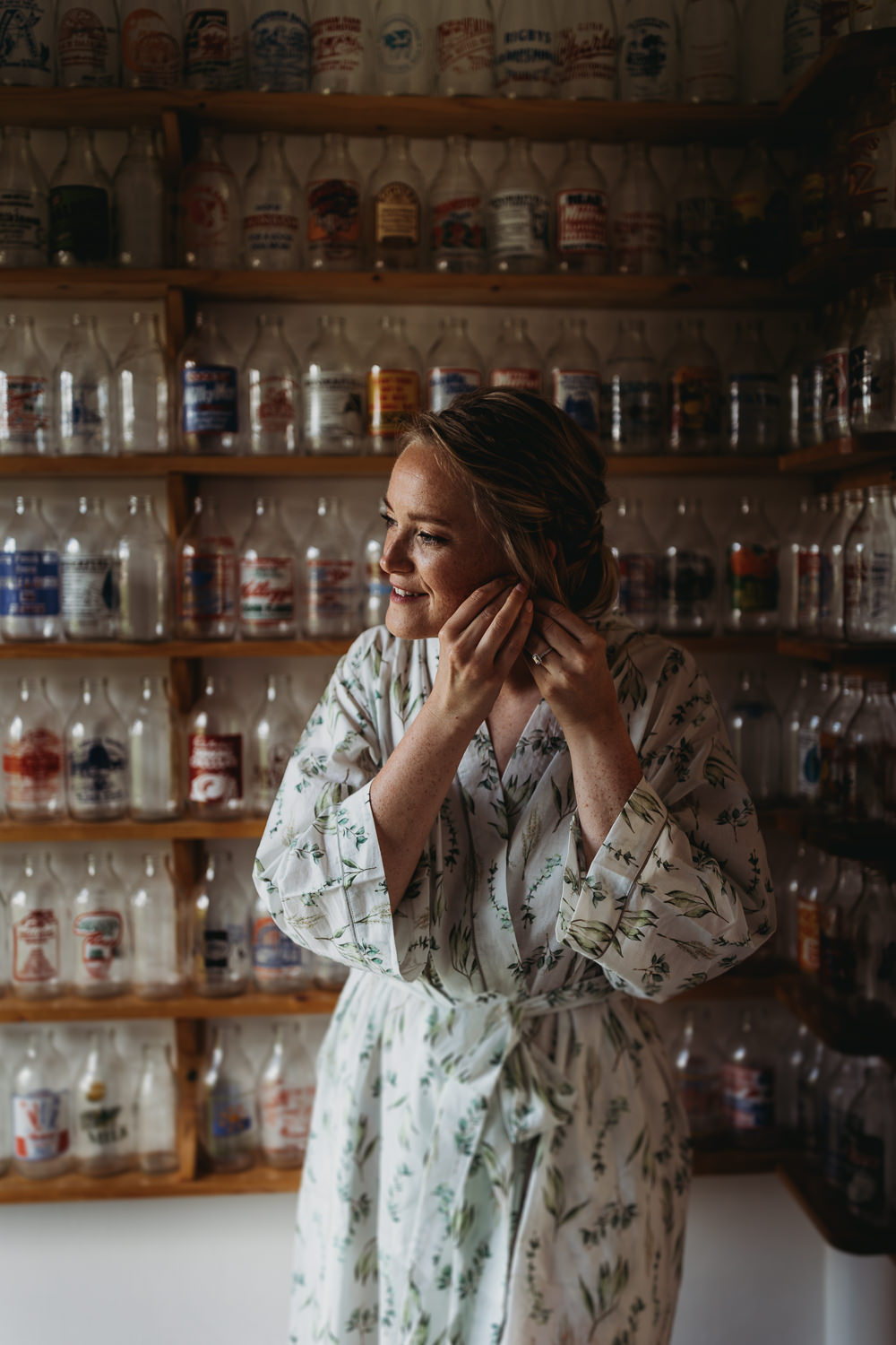Bride Bridesmaids Dressing Gown Robe Island Hall Wedding ThymeLane Photography