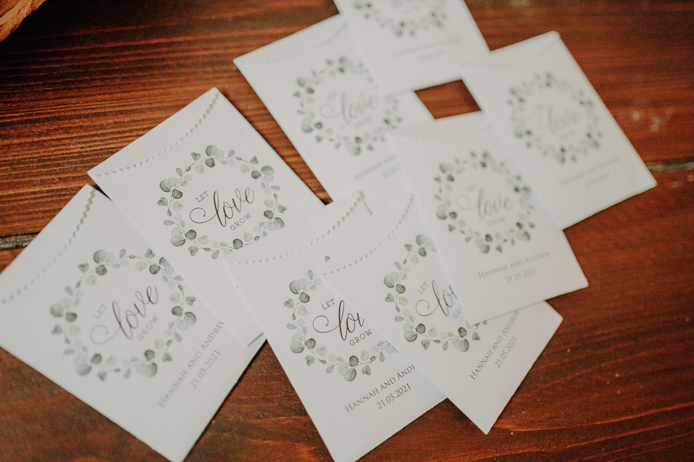 Seed Favours Netherdale House Wedding Danielle Leslie Photography