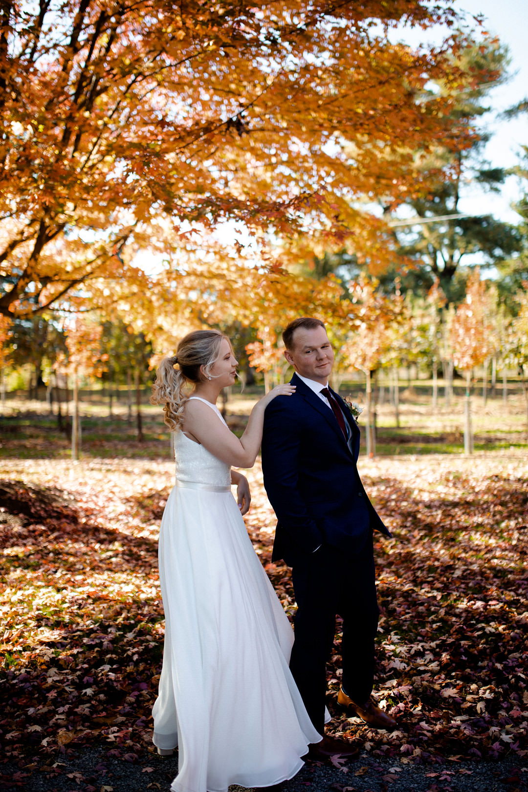 First Look Pittsburgh Fall Wedding Alexa Frankovitch Photography