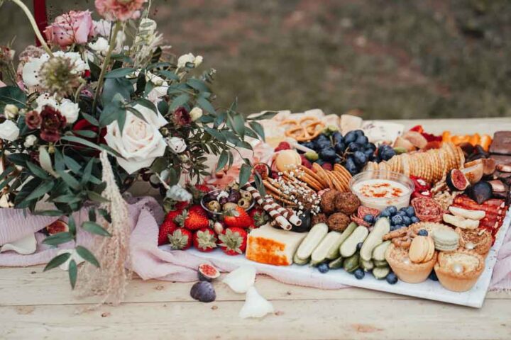 Grazing Board Sharing Platter Stanlake Park Wedding Suzy Elizabeth Photography