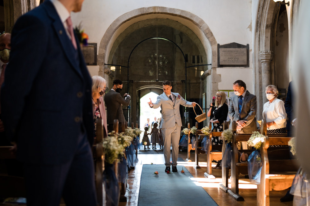Swaffham Prior Village Hall Wedding Him and Her Wedding Photography