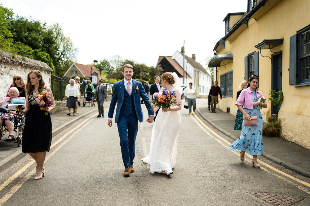 Swaffham Prior Village Hall Wedding Him and Her Wedding Photography