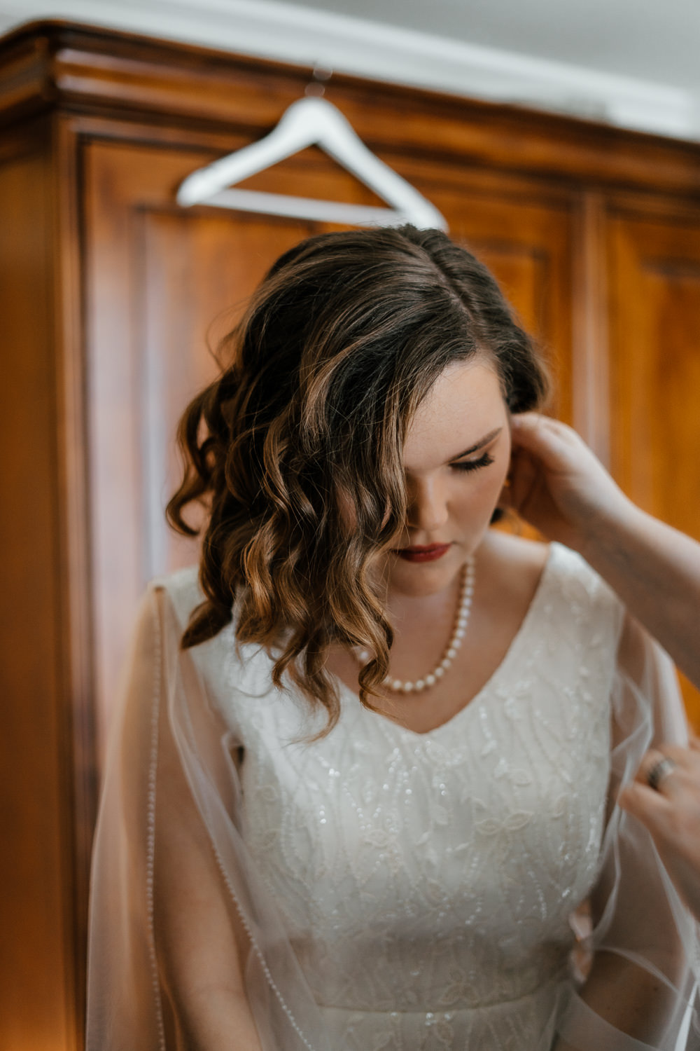 Bride Bridal Hair Short Bob Waves Afternoon Tea Wedding Beans On Toast For Two