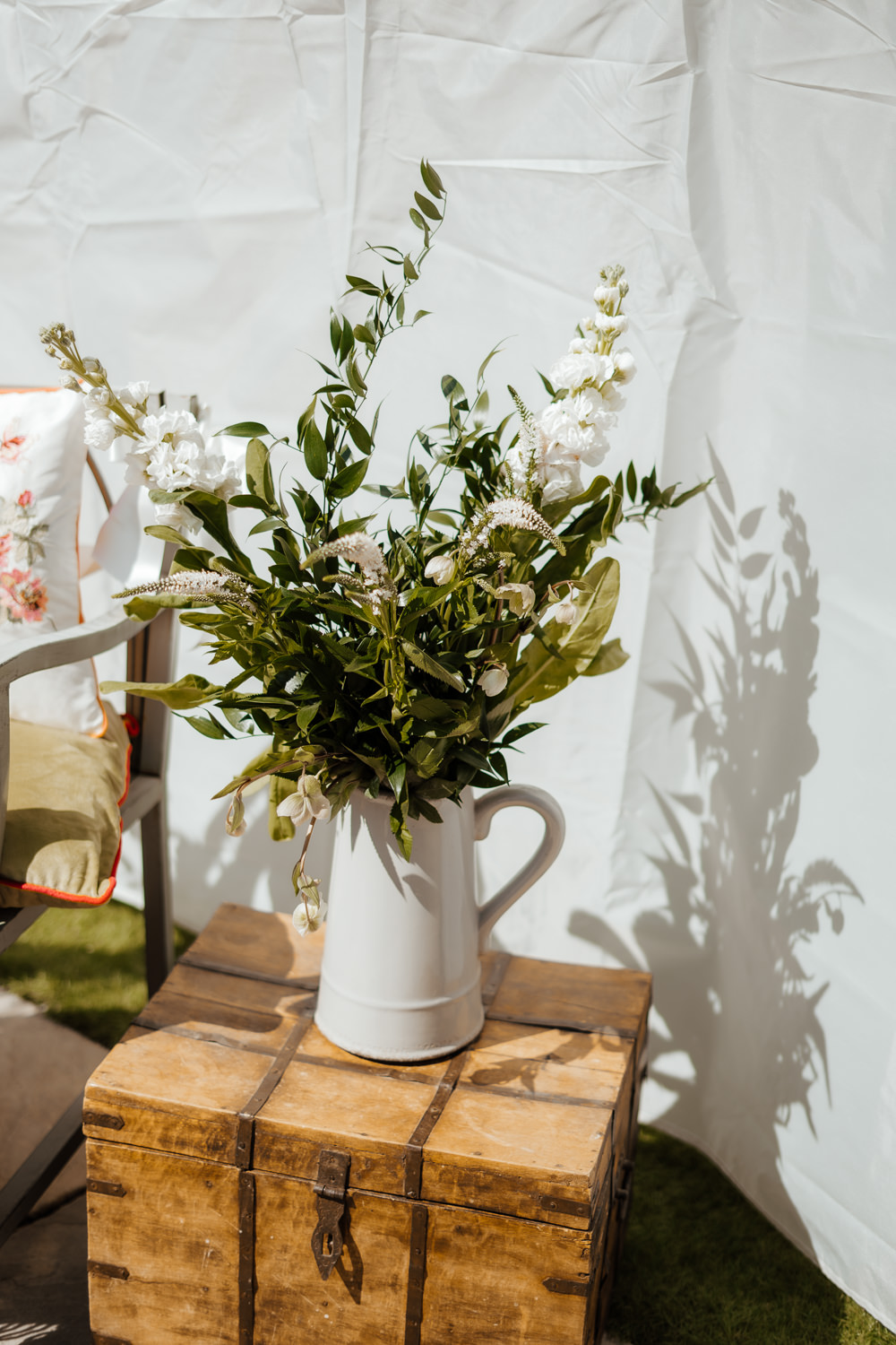 Jug Flowers Greenery Afternoon Tea Wedding Beans On Toast For Two