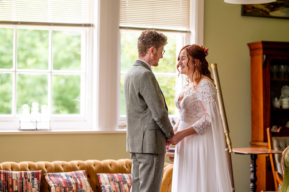 First Look Fairy Wedding Holly Driver Photography