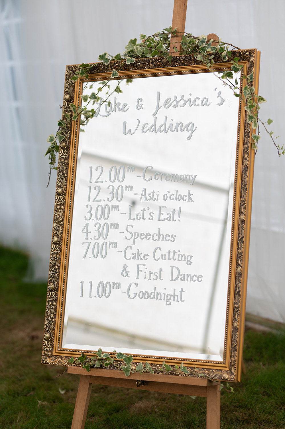Mirror Sign Fairy Wedding Holly Driver Photography