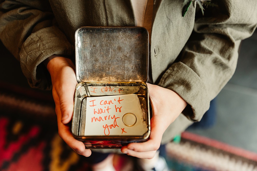 Ring Box Glen Dye Wedding Emma Lawson Photography