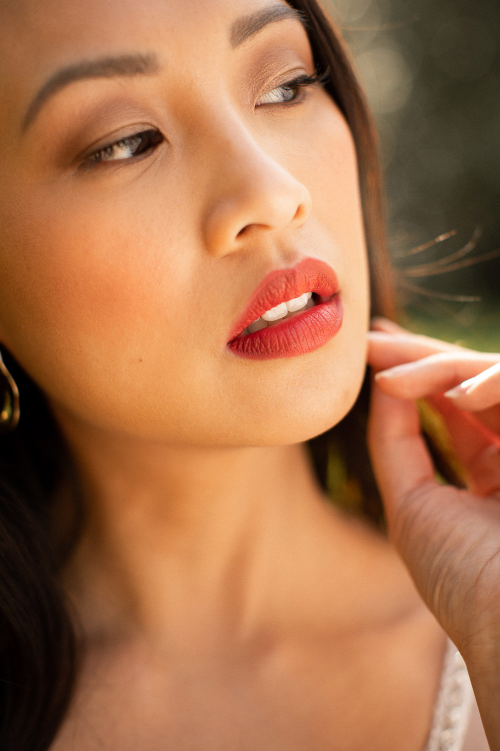 Bride Bridal Make Up Natural Outdoor Wedding Lottie Topping