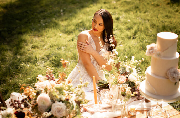 Natural Outdoor Wedding Lottie Topping