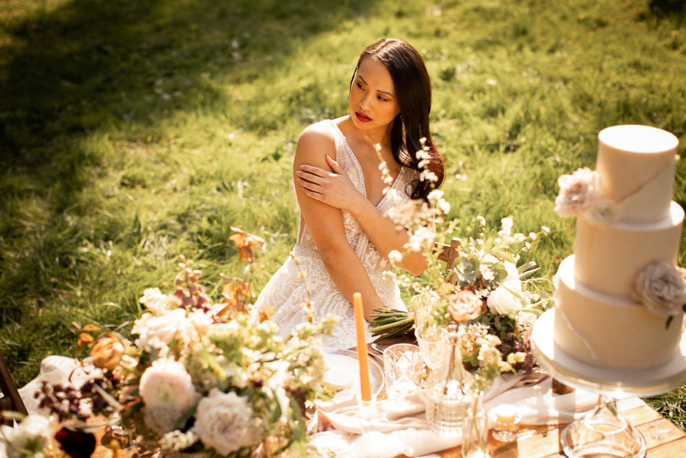 Natural Outdoor Wedding Lottie Topping