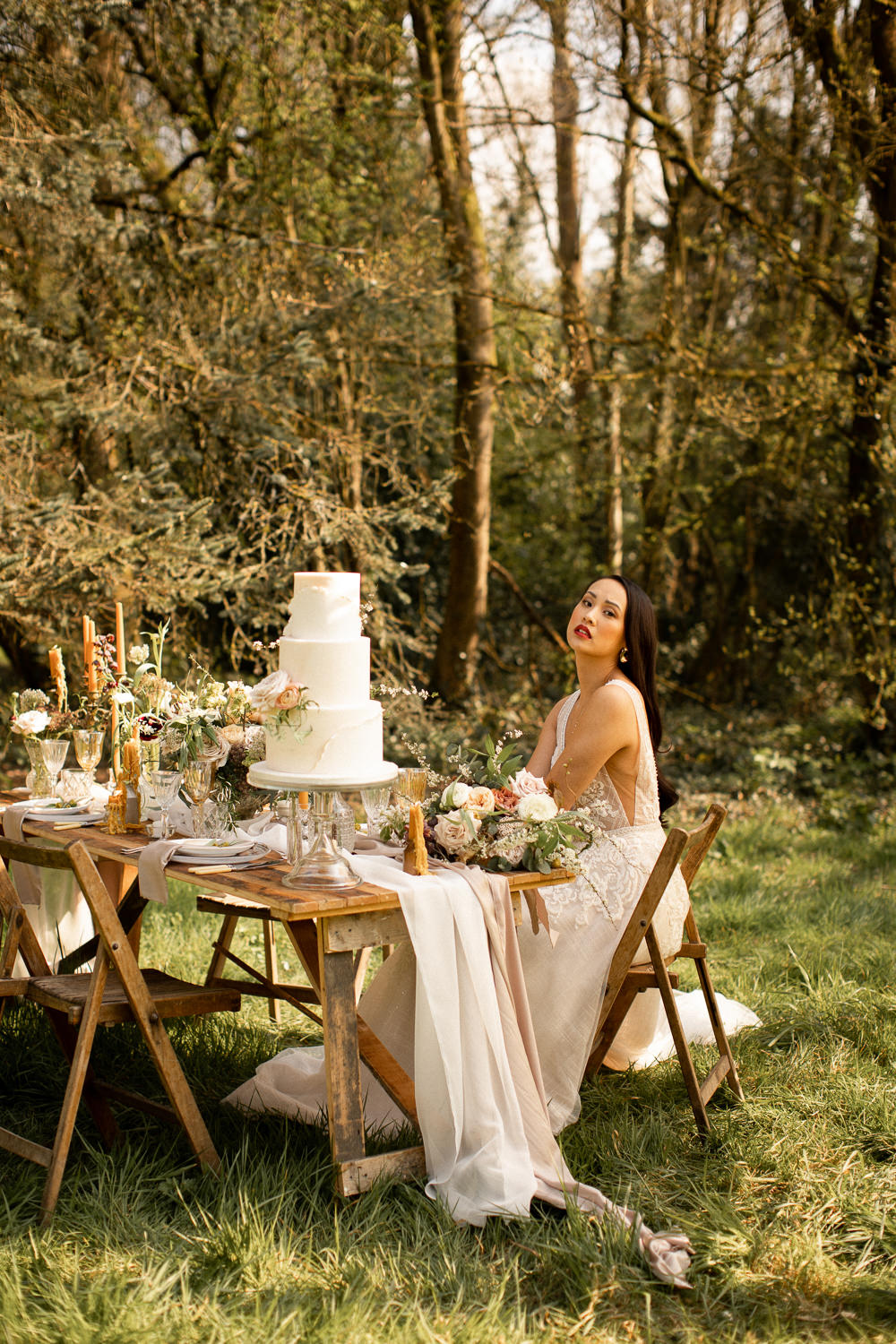 Natural Outdoor Wedding Lottie Topping