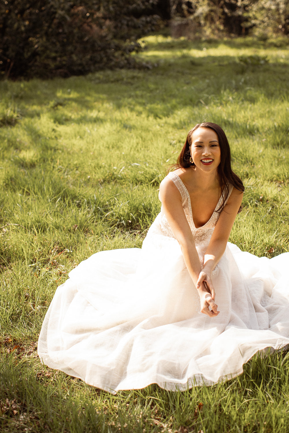 Natural Outdoor Wedding Lottie Topping